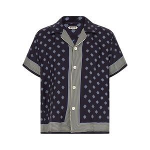 BODE Blue Silk Men's Blouse
